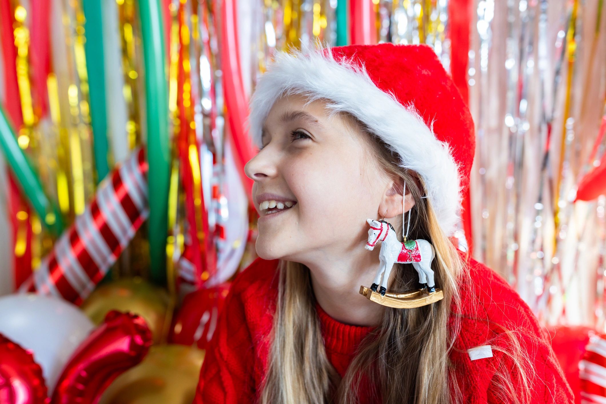festive kids jewelry for winter holidays