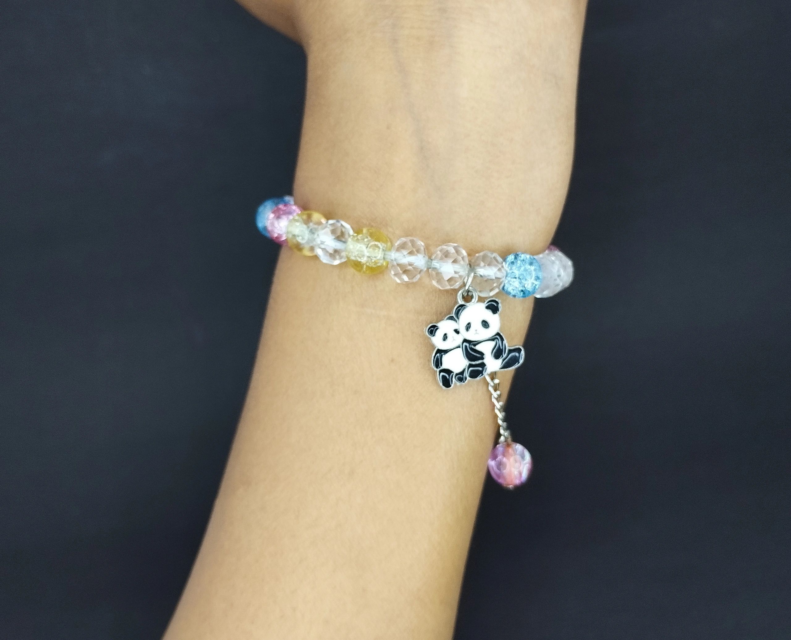 colorful beaded kids jewelry