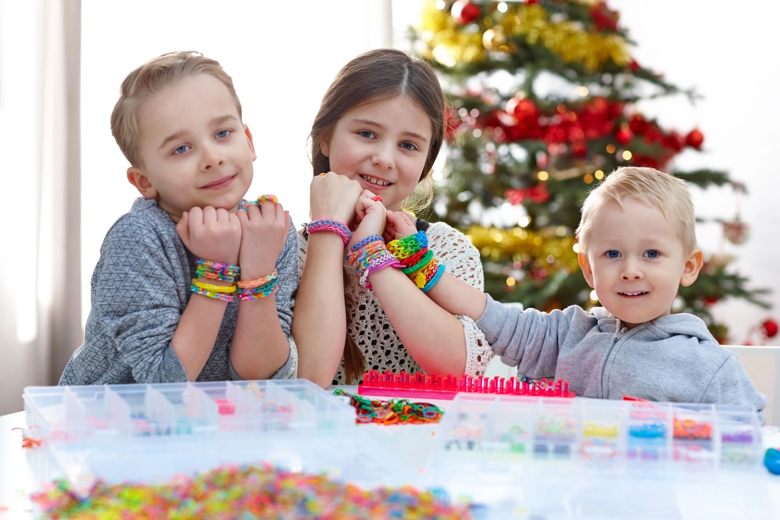 children christmas beads bracelet