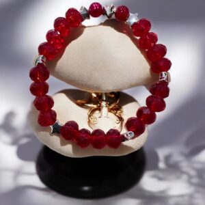 Ariel’s Ruby Treasure Bracelet (Inspired by Disney’s Ariel from The Little Mermaid)