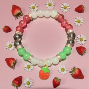 Strawberry Sugar Sparkle Bracelet