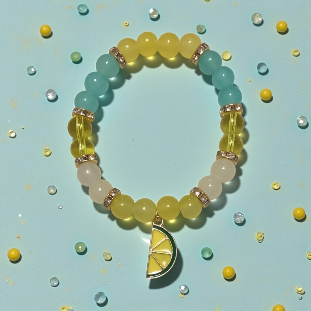 Lemon Meringue Sweet Swirl Bracelet