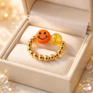 Sunburst Smile Ring