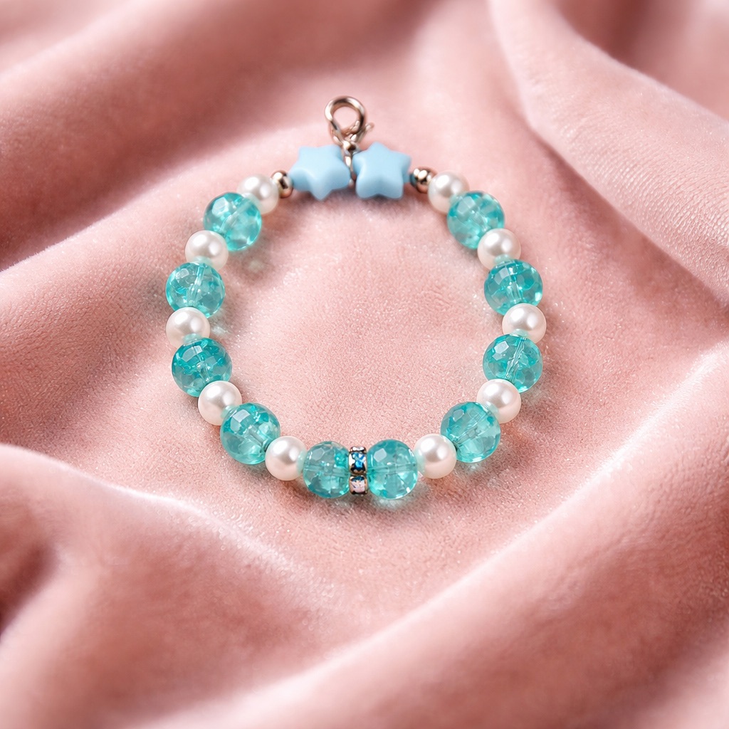 Beaded pens with playful designs