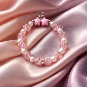 Pink Sugar Sprinkle Keychain