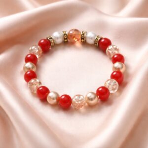 Tangerine Glow Pop Bracelet