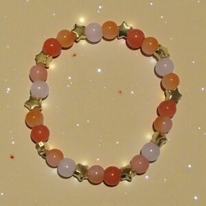 Peachy Star Glow Bracelet