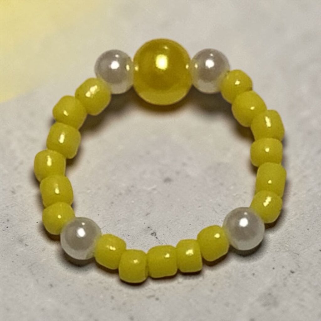 Citrus Sunshine Spark Ring